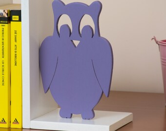 BOOKENDS in WOOD for OWL Lover