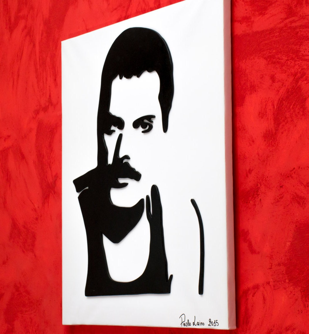 Leon Devenice - Freddie Mercury Pop Art Portrait