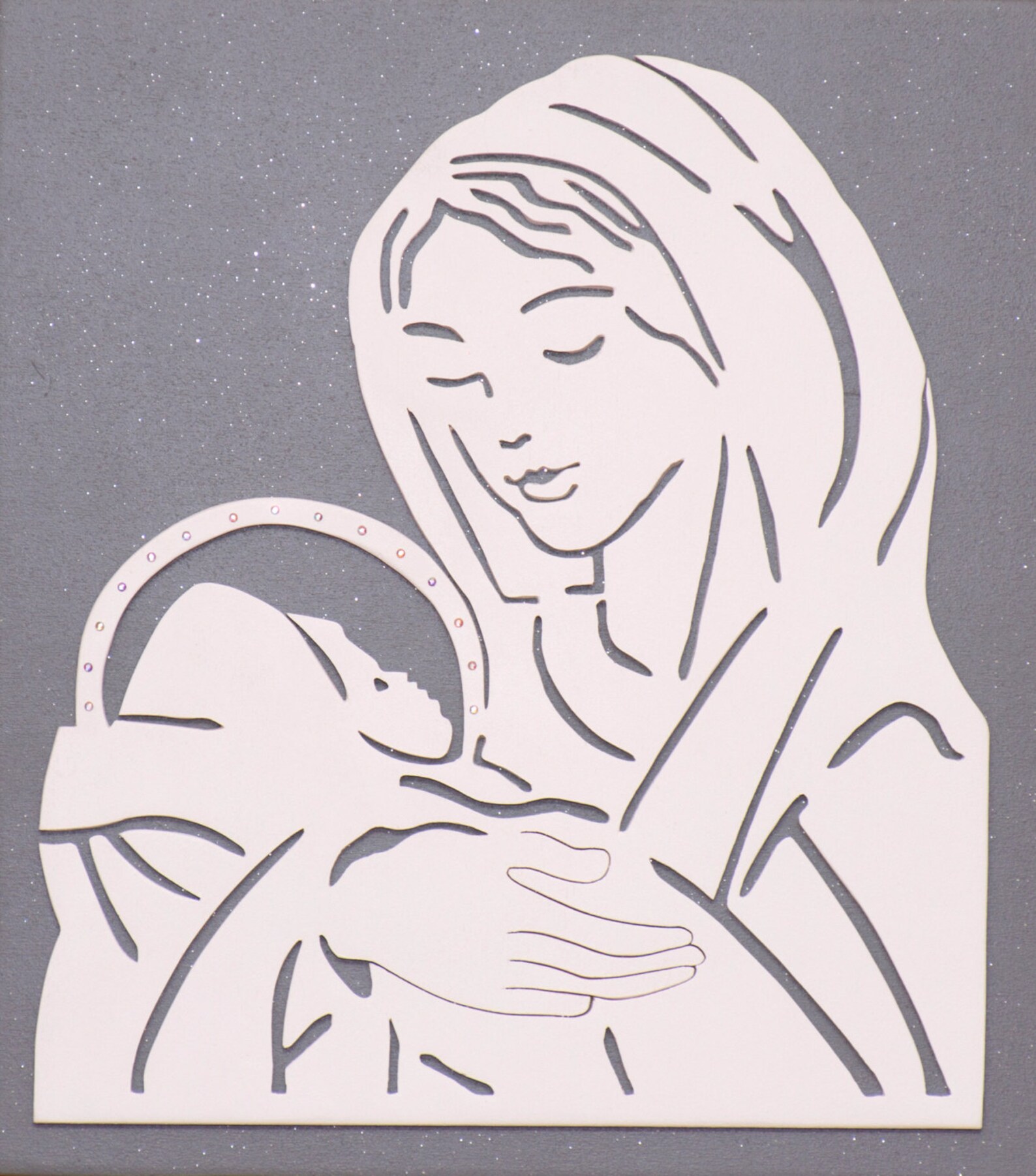 VIRGIN MARY Ornaments Catholic Art Decor Ideal Gift for Etsy