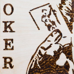 JOKER WOOD BURNING Decor image 4