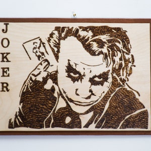 JOKER WOOD BURNING Decor image 2