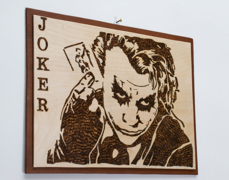 JOKER WOOD BURNING Decor image 1