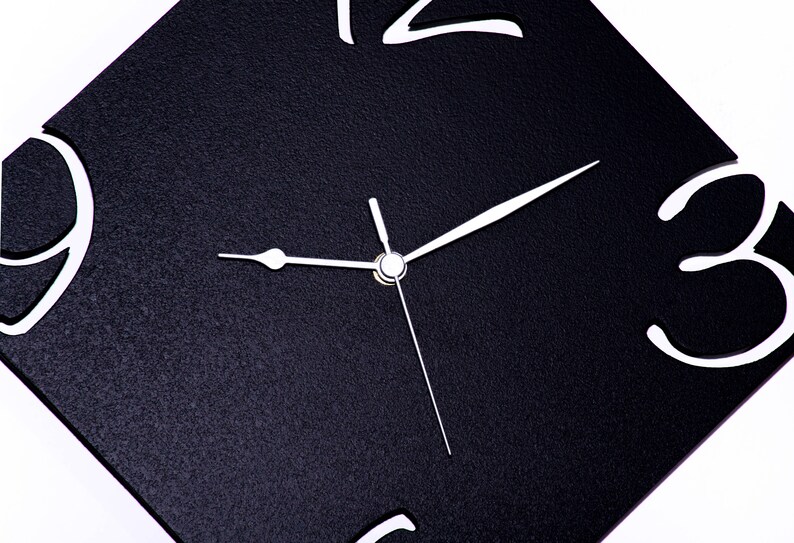 Wall Clock Rumble Unique Modern WALL CLOCK Black Rumble - Etsy