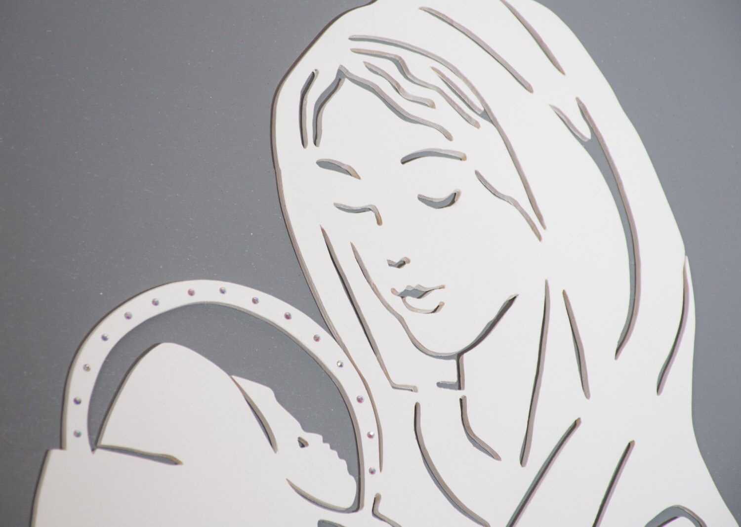 VIRGIN MARY Ornaments Catholic Art Decor Ideal Gift for Etsy