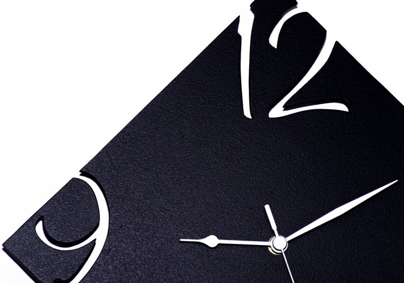 Wall Clock Rumble Unique Modern WALL CLOCK, Black Rumble - Etsy