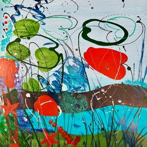 Mixed Media Abstract Painting