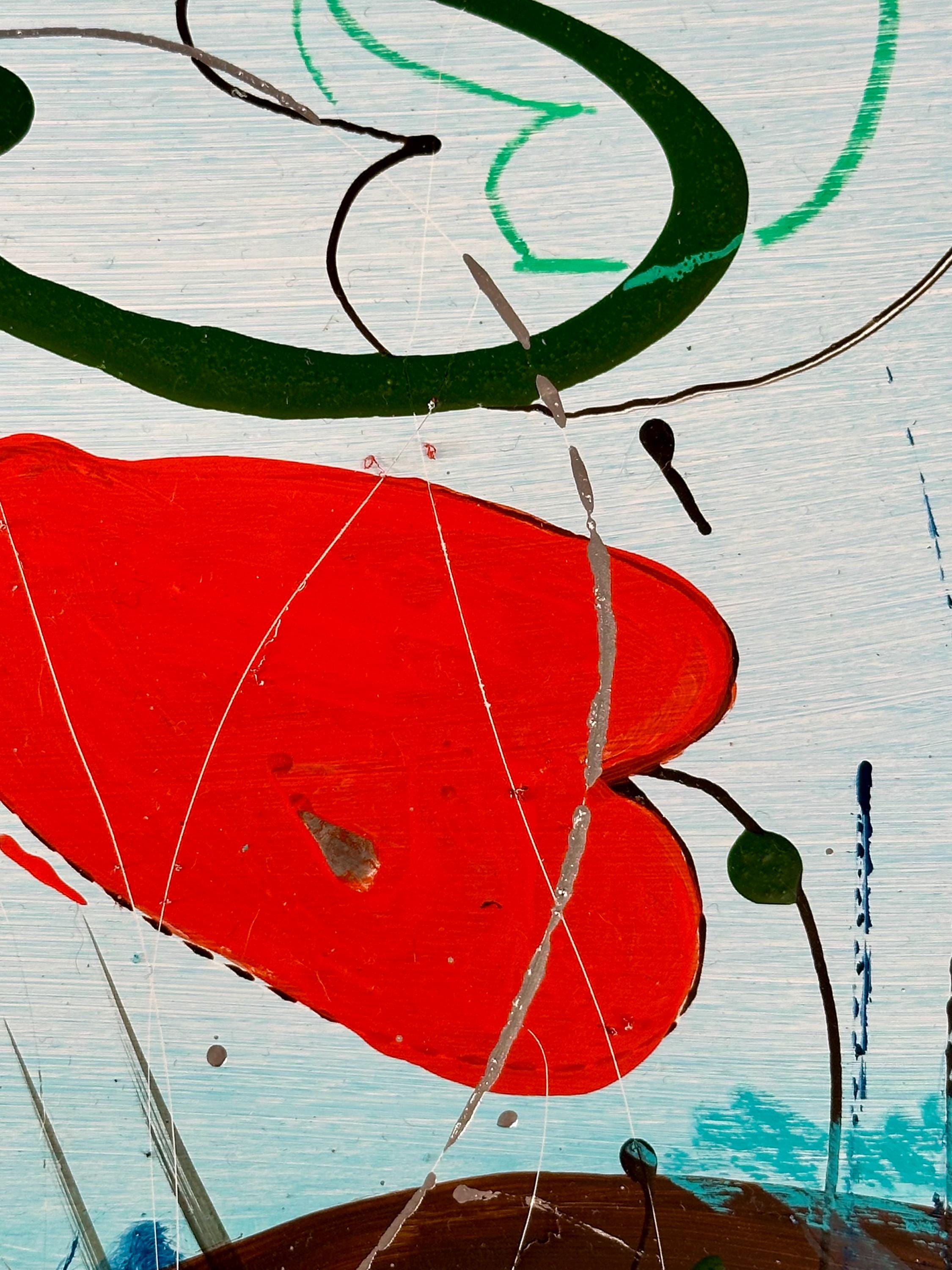 ミクストメディア抽象絵画 - Etsy 日本