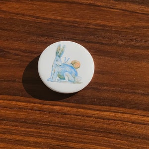 Bunny & Snail - Springtime Friends 1.5in Button Pinback