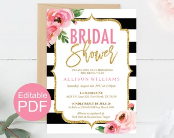kate spade baby shower invitations
