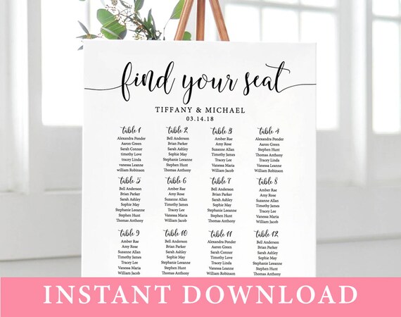 Diy Seating Chart Template from i.etsystatic.com