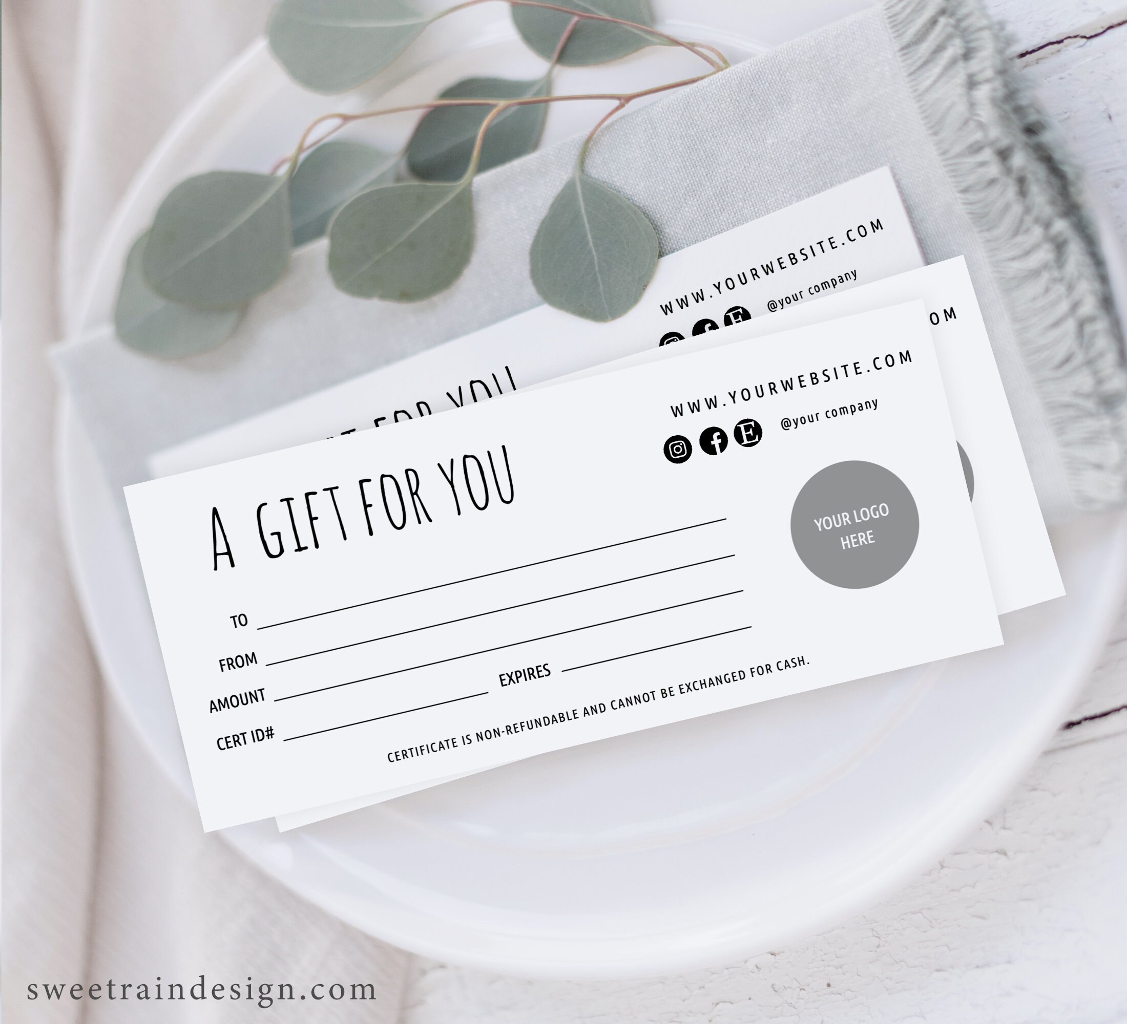 15 Dollar Gift Certificate, Gift Card, Personalized Gift, Paper Gift  Certificate, Birthday Gift Certificate, Thank You Gift Certificate 