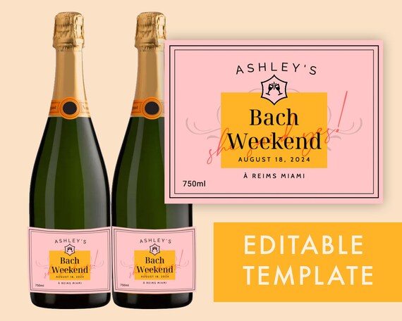 Custom Veuve Labels, Bach Weekend Favors, Veuve Before Vows, Last Rendez Veuve Template, Champagne Lover Labels, Bachelorette Weekend Labels Il_570xn