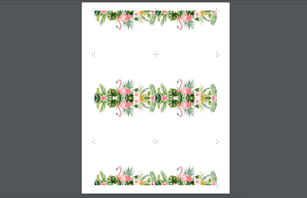 Tropical Food Cards Printable Blank Tent Cards Buffet Cards | Etsy