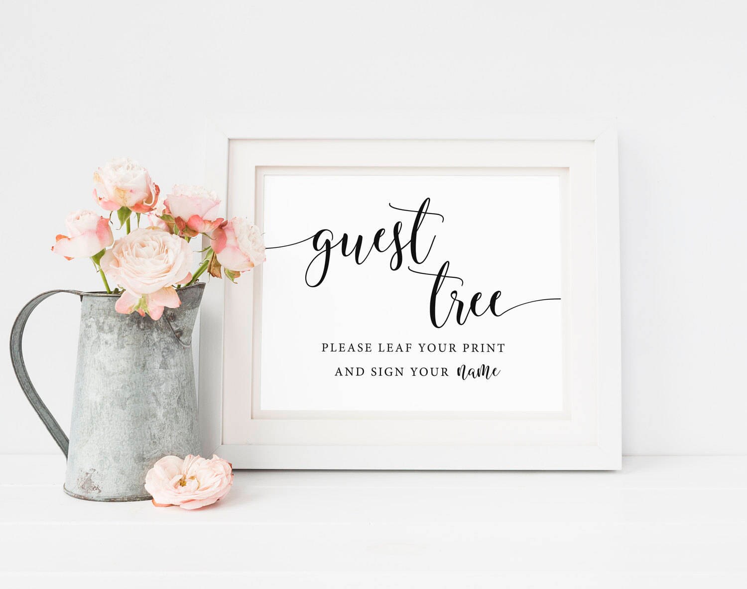 Guest Tree Sign Printable Wedding Tree Guest Book Please | Etsy