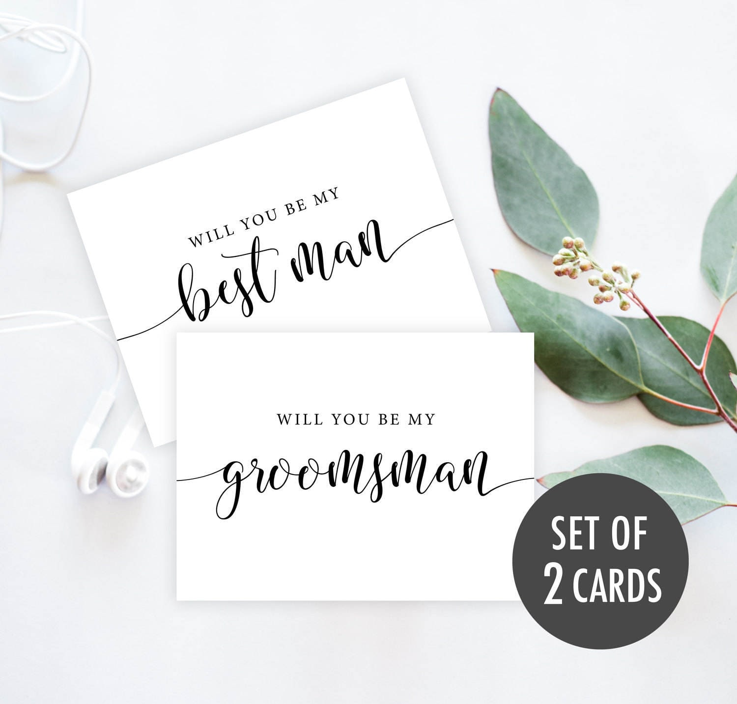Will You Be My Groomsman Card Printable Best Man Proposal - Etsy