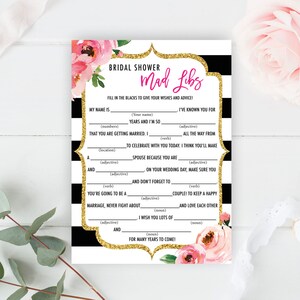 Kate Bridal Shower Games Package Printable, Spade Inspired Bridal Game ...