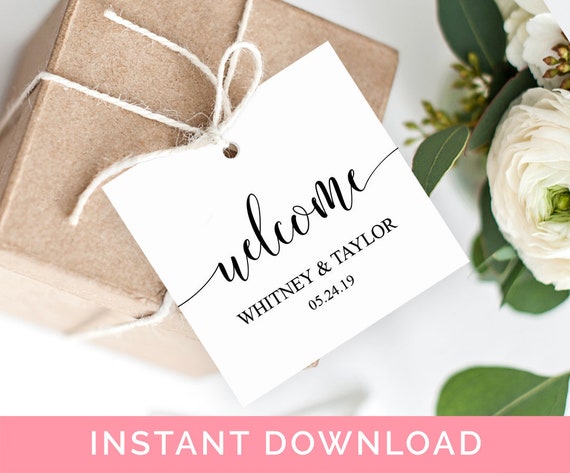 wedding bag tags