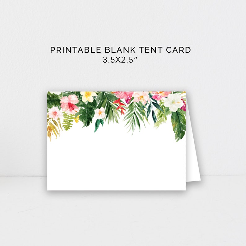 Tropical Food Cards Printable Blank Tent Cards Buffet Cards Etsy printable-candy-buffet-labels-wedding-labels-silver-food-labels