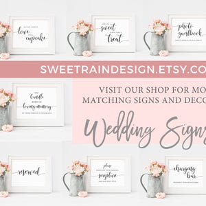 Wedding Menu Template, 5x7 Menu Printable, Editable Wedding Menu, DIY Reception Menu, Calligraphy Menu Cards, Rustic Menu Template, PDF image 4