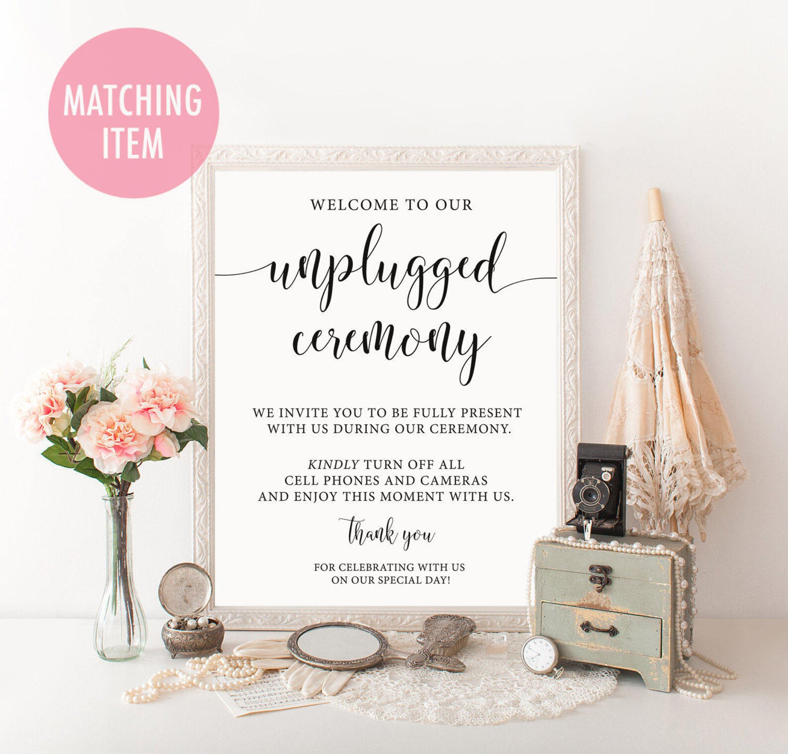 Wish You Were Here Sign Printable Wedding Remembrance Sign Etsy