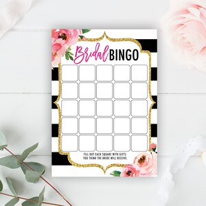 Kate Bridal Shower Games Package Printable, Spade Inspired Bridal Game ...