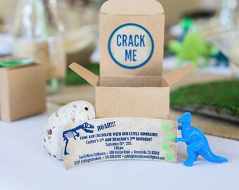 Dino Excavation Digital Mini Invitations