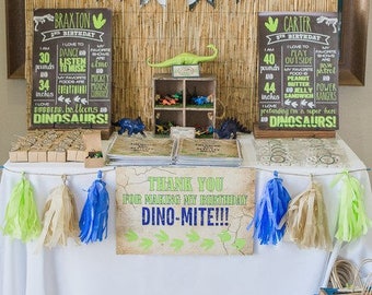 Digital Dino-Mite Thank You Sign