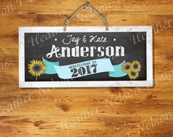 Autumn Farmhouse Wedding Digital Backdrop