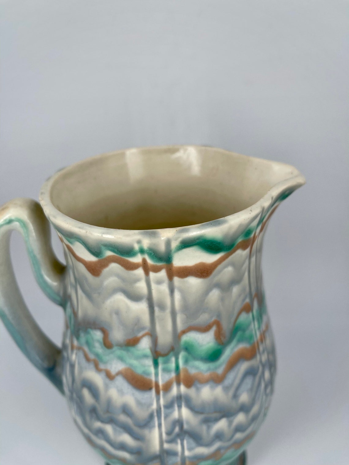 Art Deco Beswick England Pottery Pitcher Jug Etsy