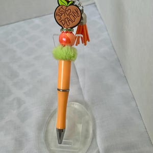 Just Peachy Beadable Pen