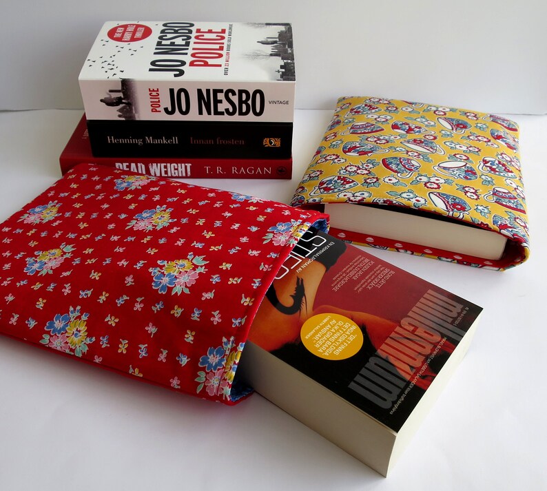 Book Sleeve Book Pouch Book Protector Paperback Cover Etsy