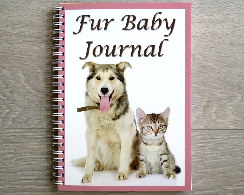 Fur Baby Journal Pet Journal Dog Journal Cat Journal Pet Etsy