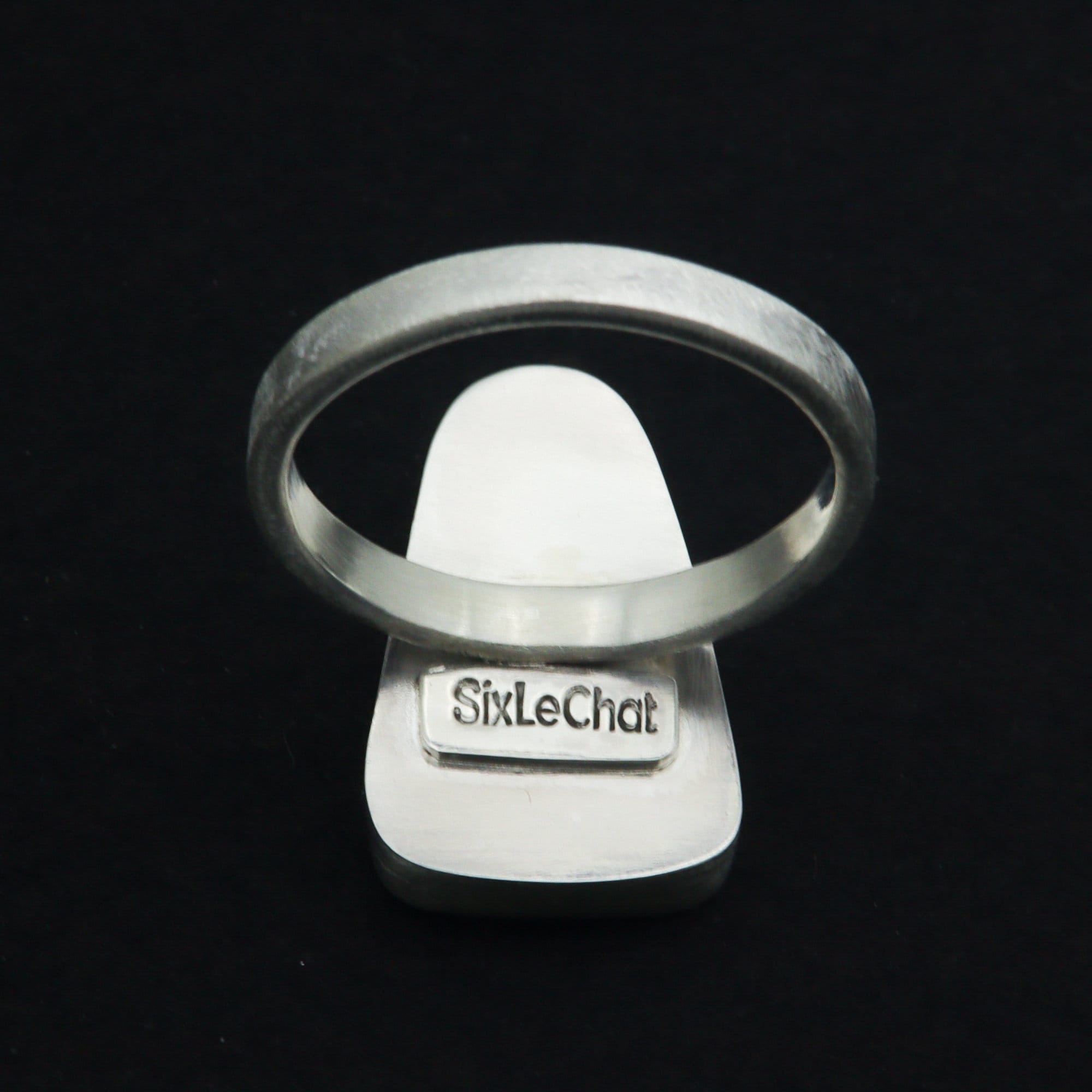 Bague En Opale Bleue Et Argent Massif 925 - Taille 58 - Dimensions 21.5x17x8 Mm - Fait Main En France - Neuf