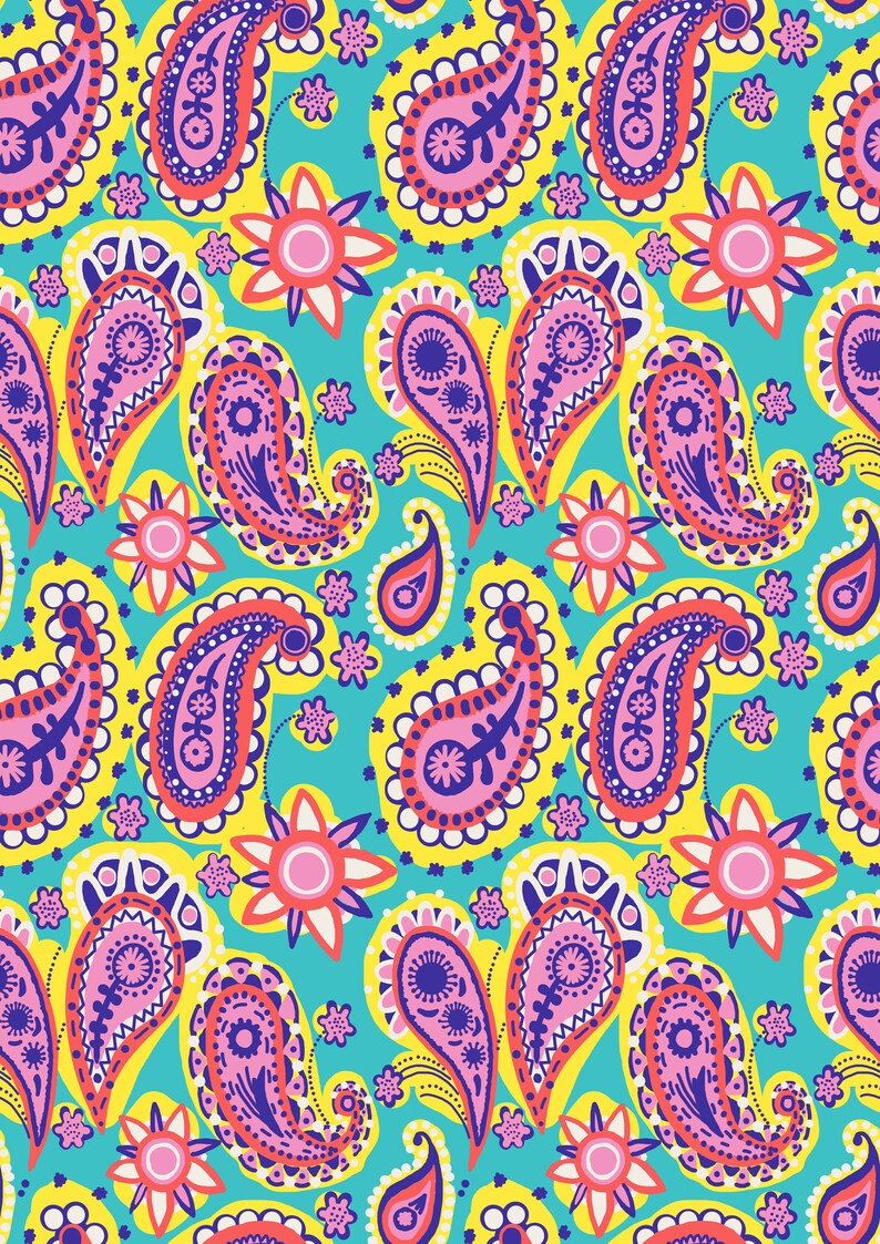 paisley vinyl paisley vinyl sheet vinyl sheet printed etsy