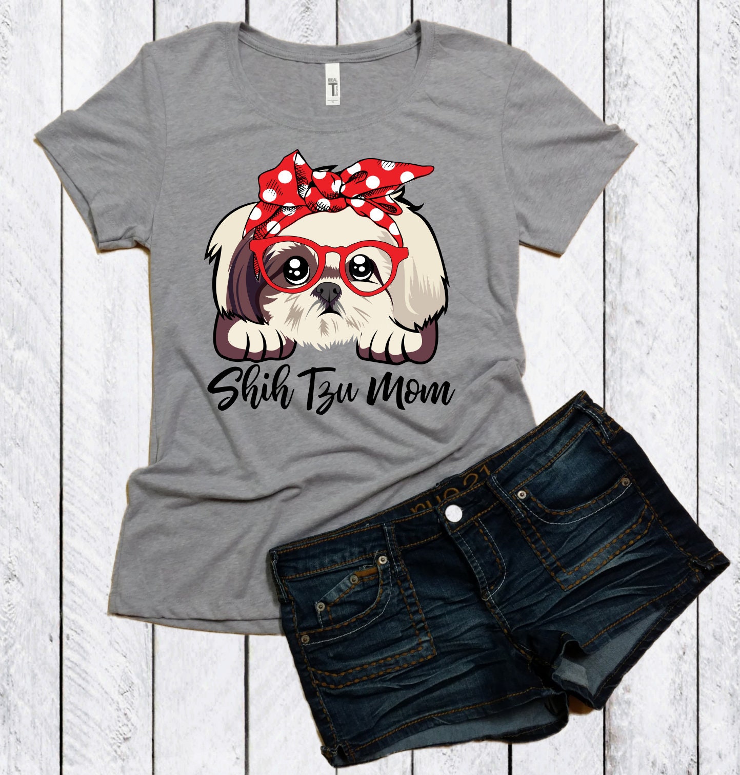 Shih Tzu Mom Shirt Dog Mama Shirt Dog Mom Shirt Fur Mama Etsy