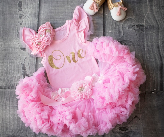 one year girl birthday outfit