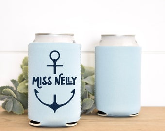 Funny Boating Gifts Captain First Mate Ship Happen Bundle 2 Pack Can Coolie Drink Coolers Coolies Waves