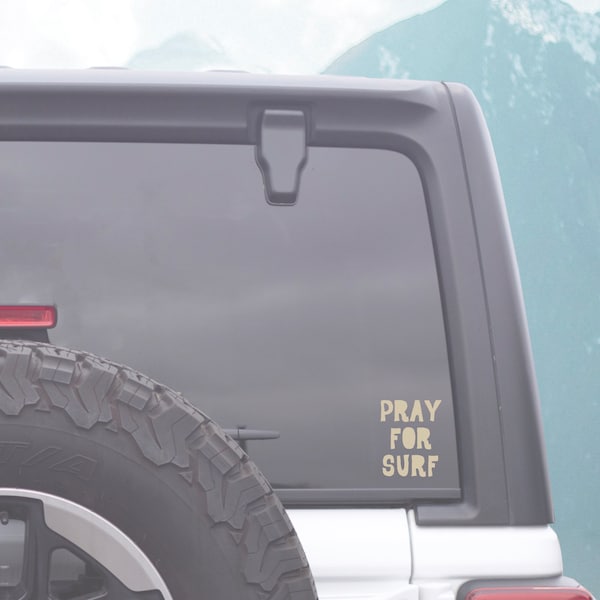 Pray For Surf Decal