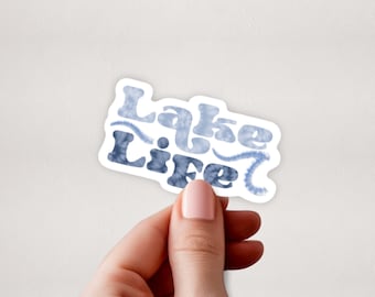 Lake Life Sticker | Stickers | Lake Life | Stickers for Hydroflask | Laptop Stickers | Waterproof Stickers | Lake Stickers
