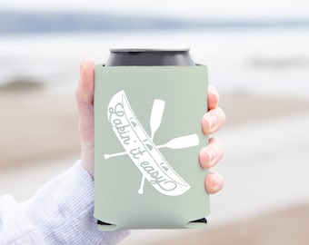 Lakin' It Easy Can Cooler | Lake Map Coolie | Customizable Lake Coolie | Custom Lake Map | Lake Lotawana | Boat Coolie | Lake Day Coolie