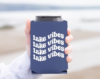 Lake Vibes Can Cooler | Boat Day Coolie | Lake Vibes | Lake Drummond | Lake Coolie | Boat Coolie | Lake Striker | Lake Vibes Sticker