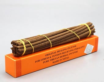 Original Healing Incense, Boxed, Organic Herbs, Resins, & Spices, 21 Sticks Per Box, 5-1/2" Per Stick