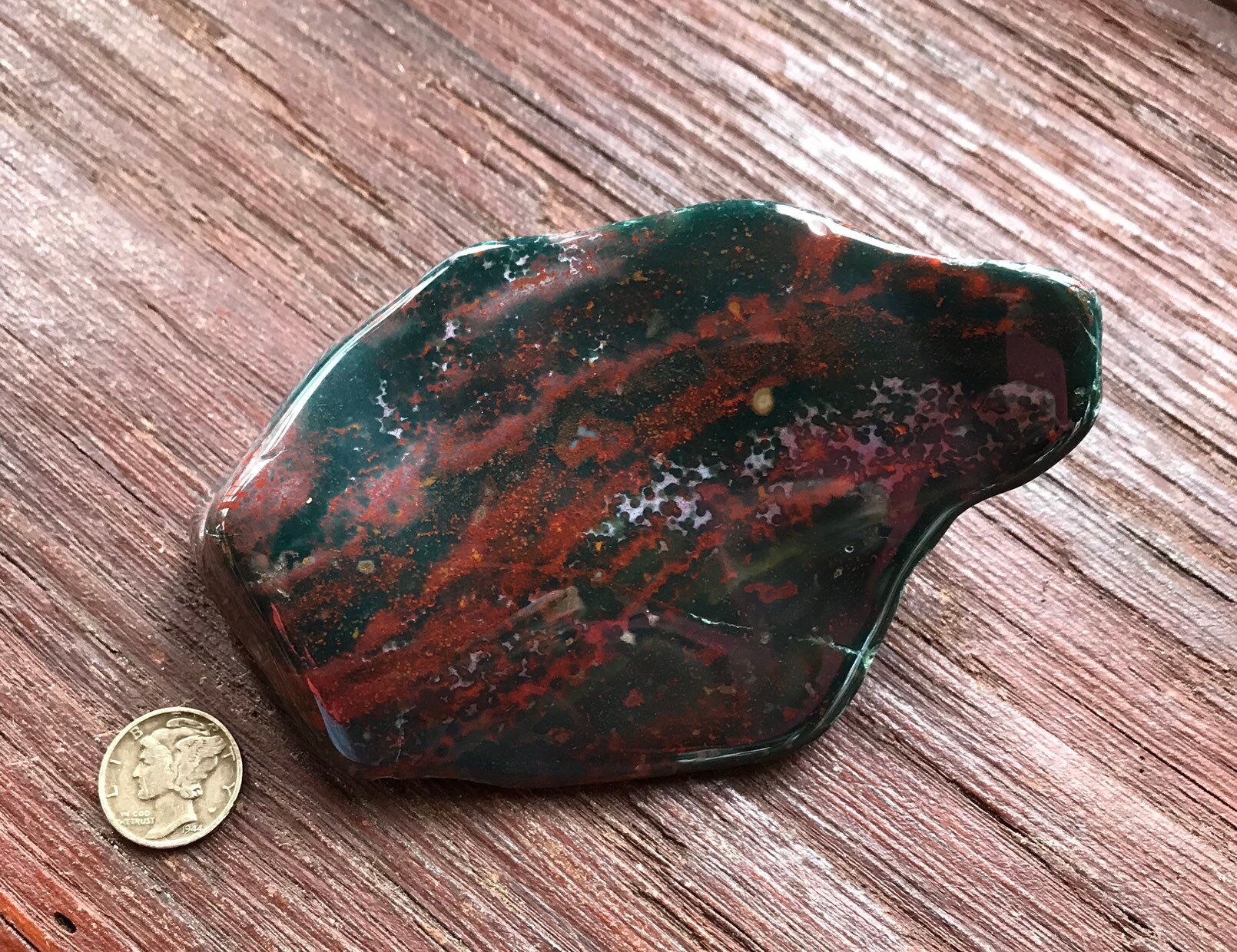 Zentron Crystal Collection 1 2 Pound Tumbled Bloodstone | Seychelles