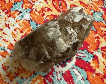Himalayan Elestial Smokey Quartz, 1 LB- Raw, Etched, Pakistan, 422.40 Grams, CR12457