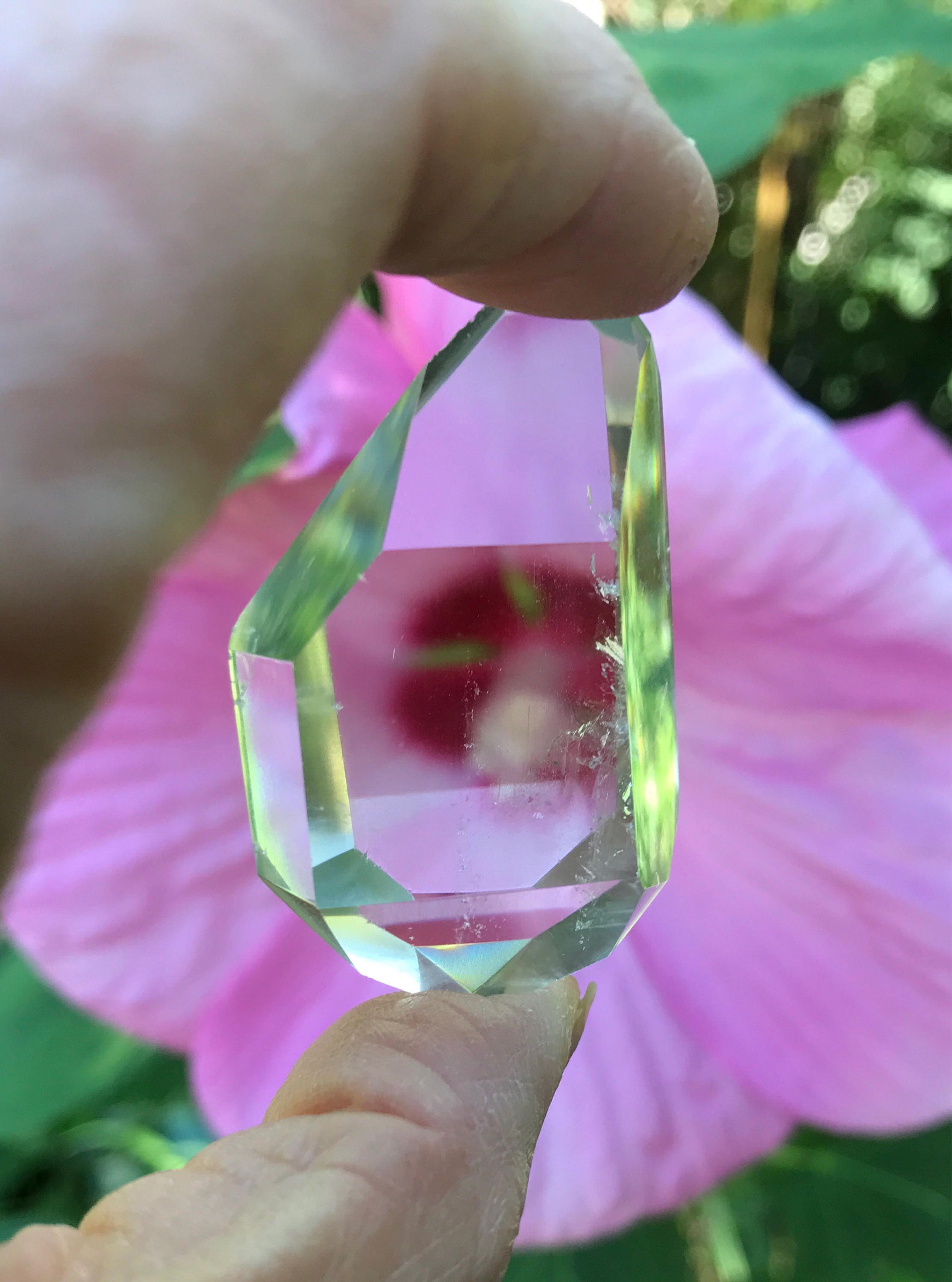 Reserved for Gatorchomp***DT Quartz Crystal, Clear, Polished, Jewel Cut ...