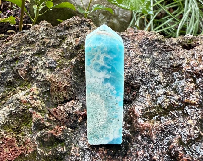Aragonite Tower, Semi Polished Standing Stone, Pakistan, 51.80 Grams, CR12512