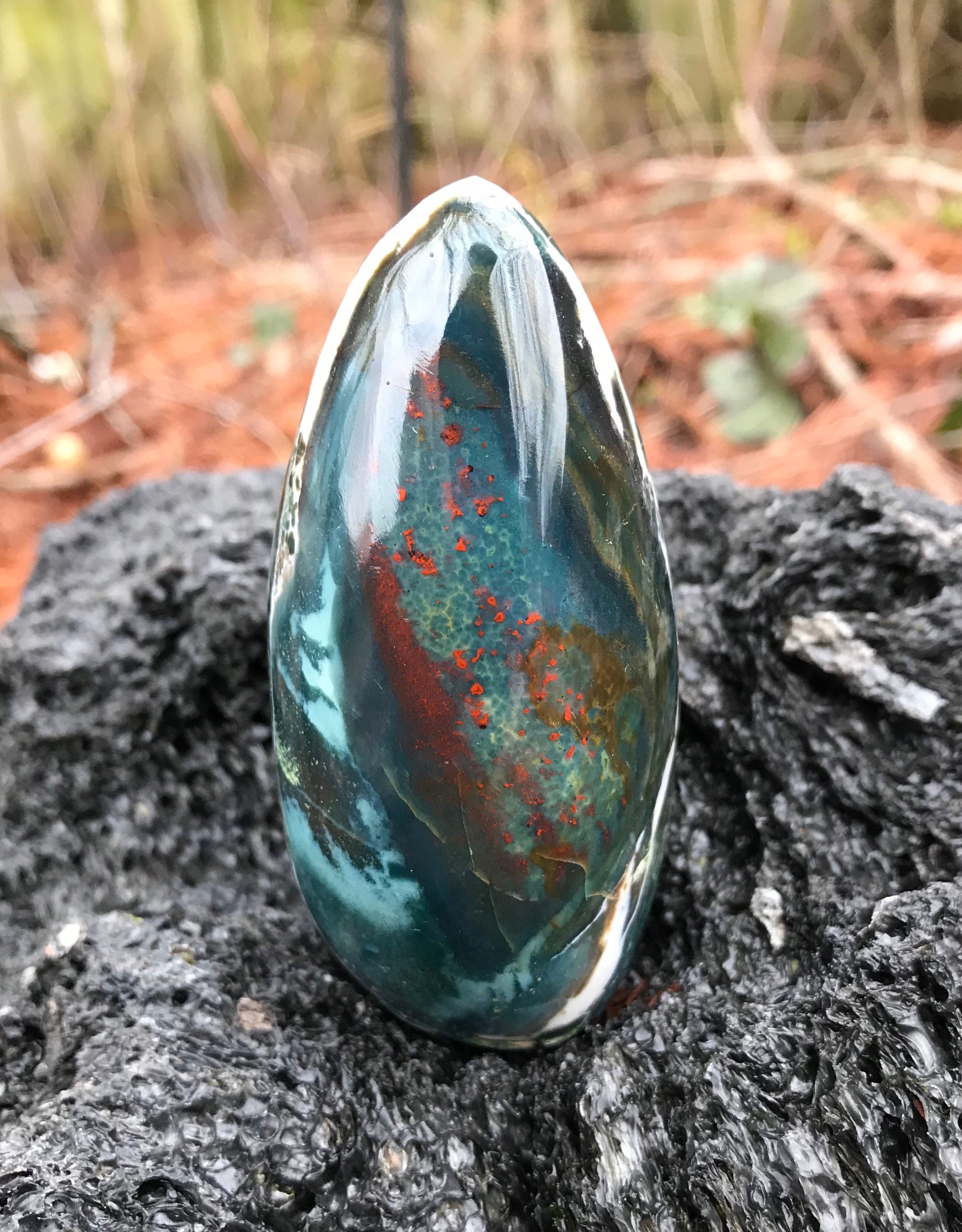 polished bloodstone