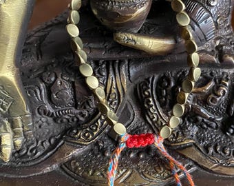 Copper Bead Wrist Mala, Bracelet,  Adjustable, Copper Beads, Nepal,