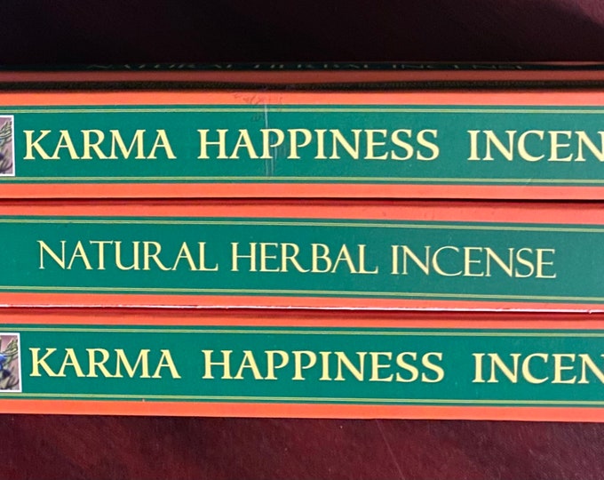 KARMA Happiness Incense, 8”sticks, 30 Sticks/Box