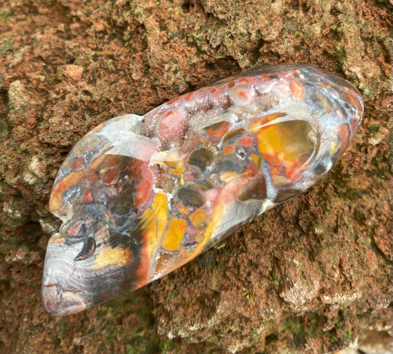 Druzy Rainbow Flint,  Semi-Polished Pocket Stone, Beautiful Warrior Stone, Ohio, 40.20 Grams, CR10719
